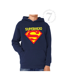  Poleron Canguro Superman Superhijo/a Niñas/Niños/Jovenes