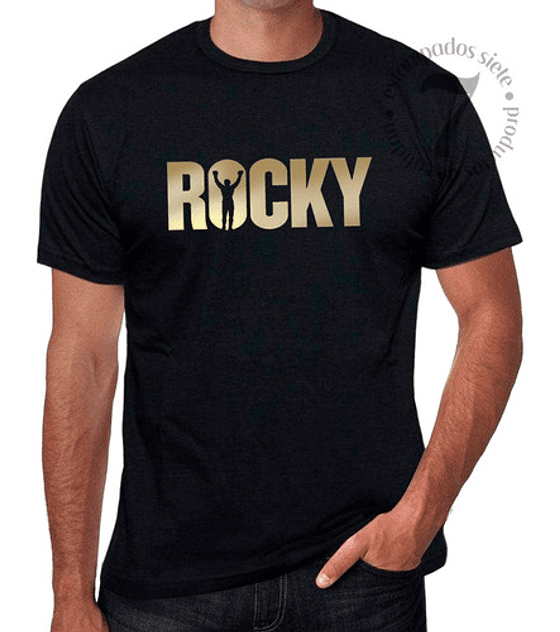 Polera Manga Corta Hombre Rocky Gold 2 Xxl