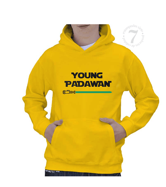 Poleron canguro niño/ Día Del Padre / STAR WARS "Pequeño PADAWAN" Regalo   