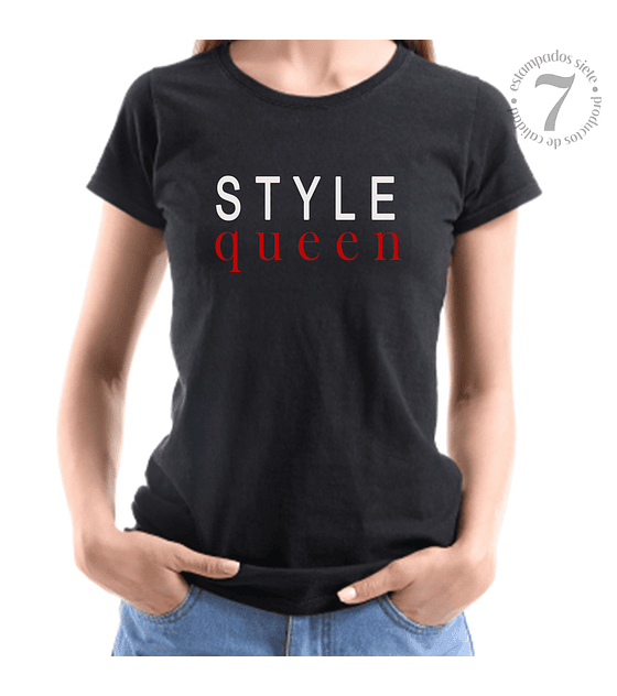 Polera Manga Corta STYLE QUEEN "Reina del estilo"