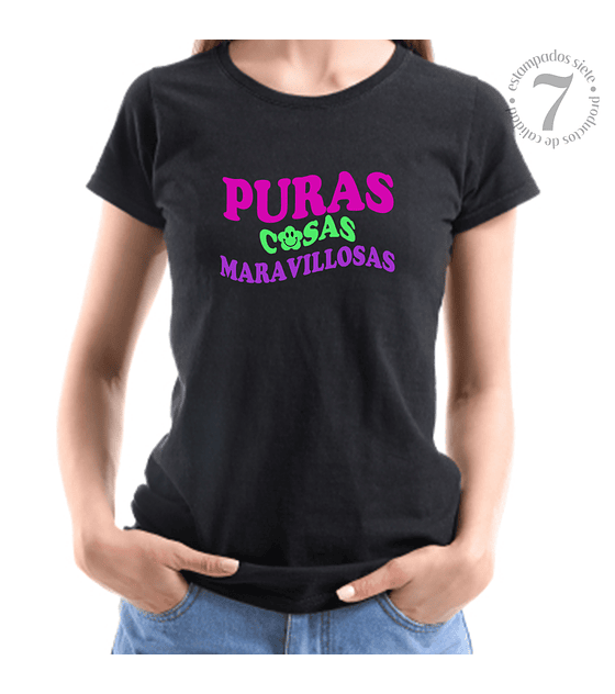 Polera Manga Corta Puras cosas maravillosas 2