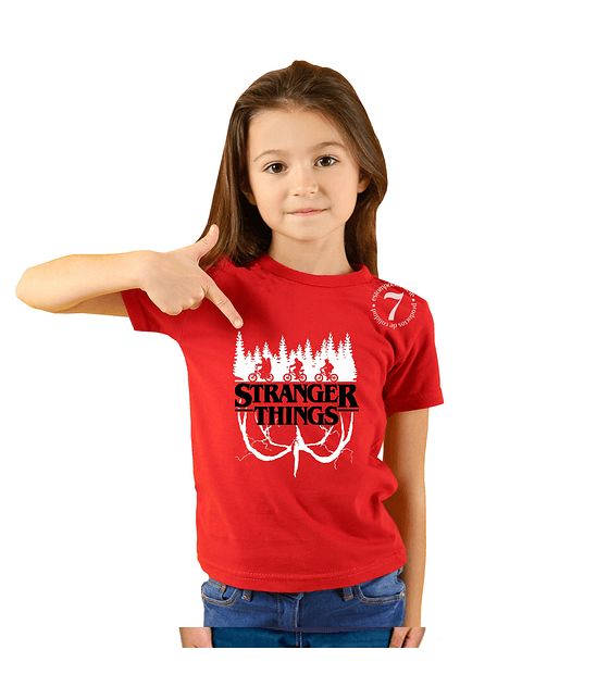 Polera Stranger Things Niño/niña/jóvenes- D11