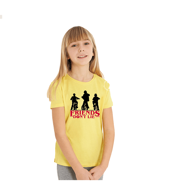 Polera Stranger Things Niño/niña/jóvenes- D10