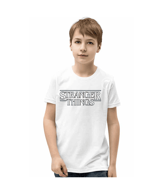 Polera Stranger Things Niño/niña/jóvenes- D06