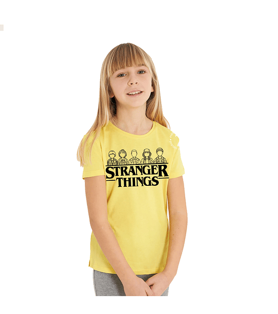 Polera Stranger Things Niño/niña/jóvenes- D04