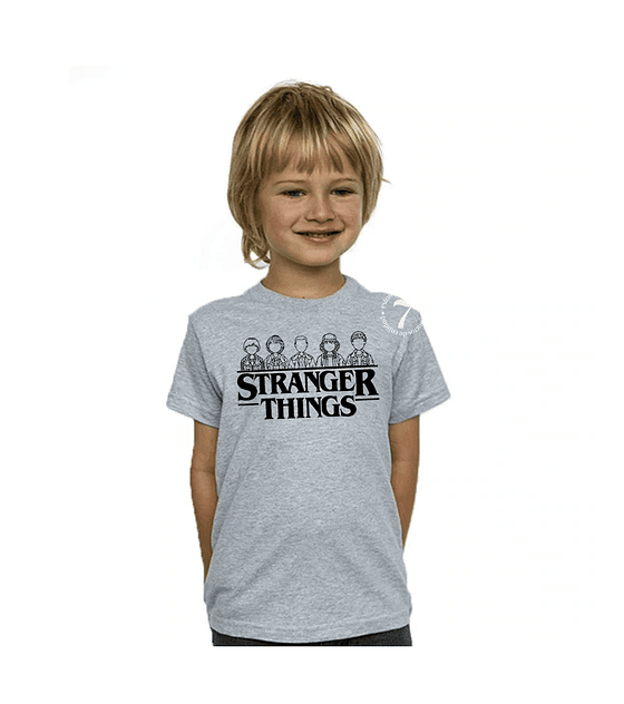 Polera Stranger Things Niño/niña/jóvenes- D04