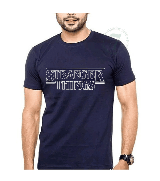 Polera manga corta Hombre STRANGER THINGS- D6