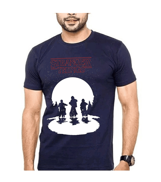 Polera manga corta Hombre STRANGER THINGS- D07