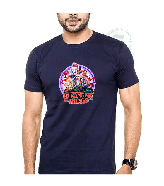 Polera manga corta Hombre STRANGER THINGS- D08