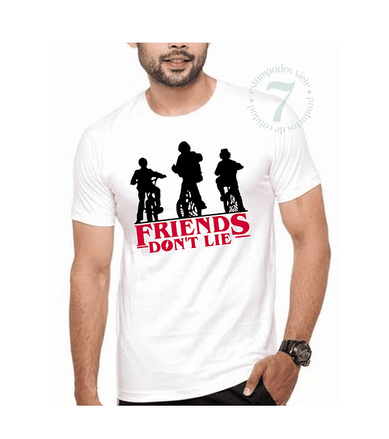 Polera manga corta Hombre STRANGER THINGS- D10