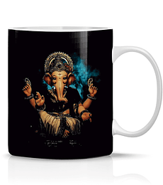 Taza/Tazon/Mug Elefante De La Prosperidad Ganesha 6