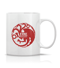 Taza/Tazon/Mug Targaryen Circulo Dragon GOT 16