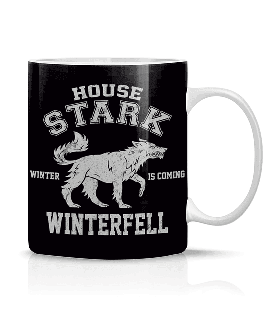 Taza/Tazon/Mug House Stark Winter Is Coming Winterfell 50
