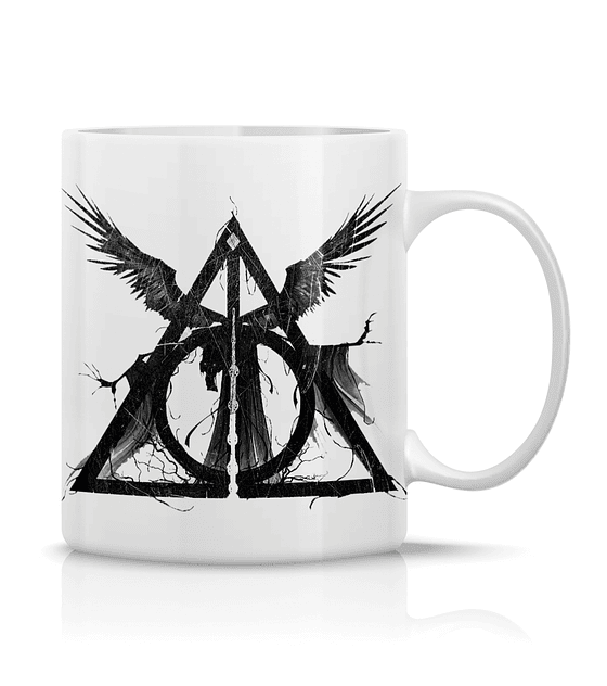 Taza/Tazon/Mug Harry Potter Símbolo de las Reliquias de la Muerte 51