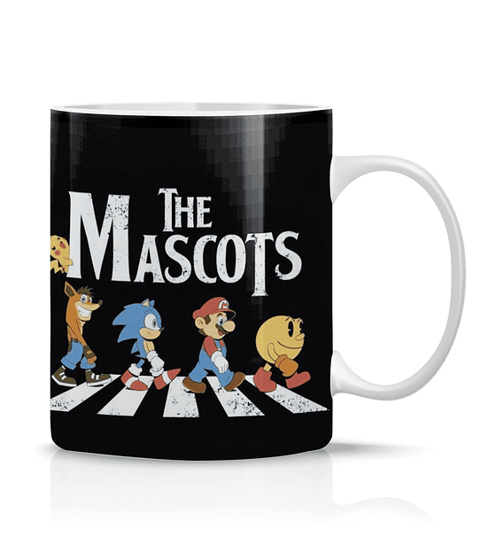 Taza/Tazon/Mug The Mascots Sonic, Mario, Pacman Parodia 69