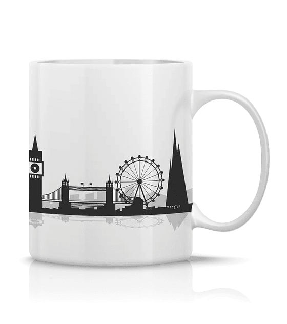 Taza/Tazon/Mug Silueta De La Ciudad De Londres 88