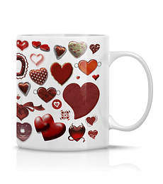 Taza/Tazon/Mug Corazones Amor 96 