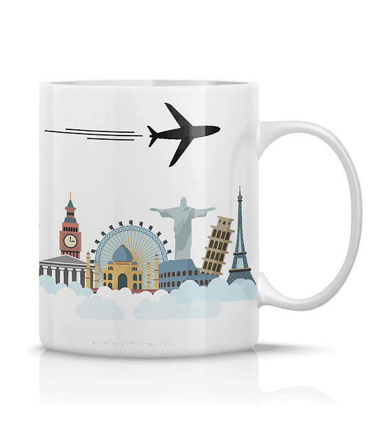 Taza/Tazon/Mug Viajes, Turismo, Londres Roma New York Etc 99