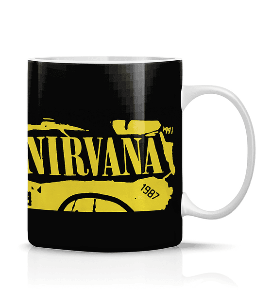 Taza/Tazon/Mug Nirvana Logo Banda De Rock 116