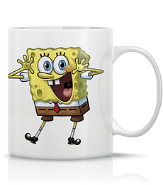 Taza/Tazon/Mug  Bob Esponja Sorprendido 123