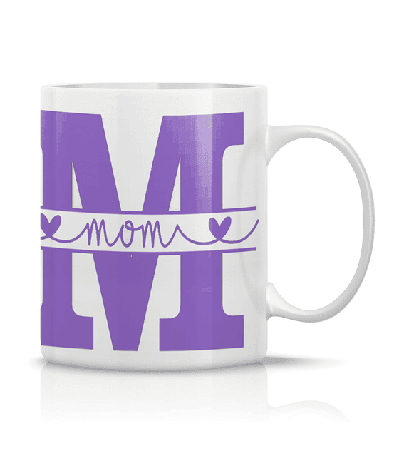 Taza/Tazon/Mug Mom Púrpura Mama Dia De Las Madres 129