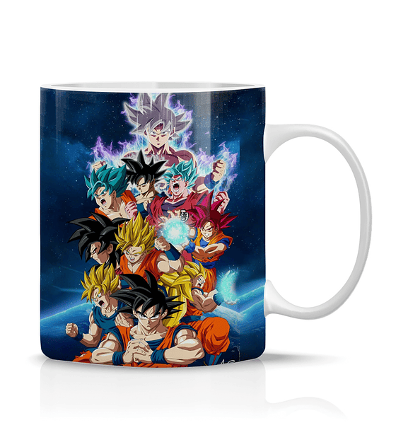 Taza/Tazon/Mug Sayayin Serie Anime Todas Las Fases 145