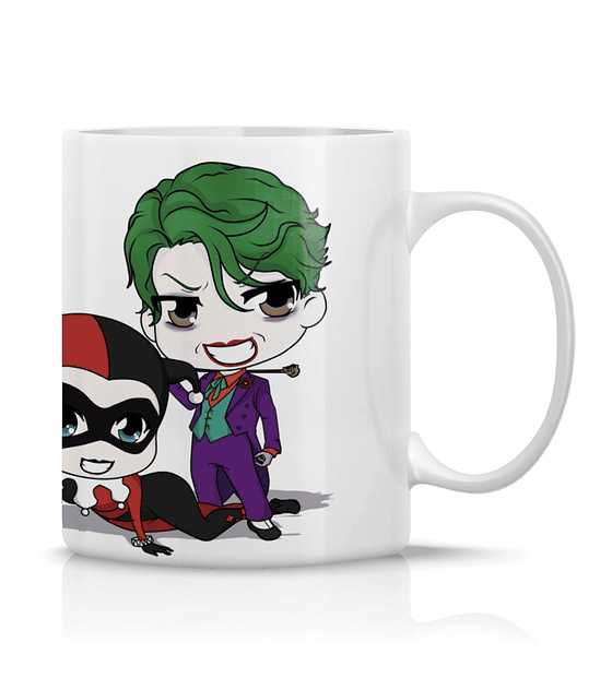 Taza/Tazon/Mug Jocker And Harley Cartoon 153