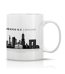 Taza/Tazon/Mug Silueta De La Ciudad De México 183