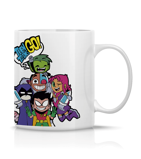 Taza/Tazon/Mug Jovenes Titanes Cartoon 190