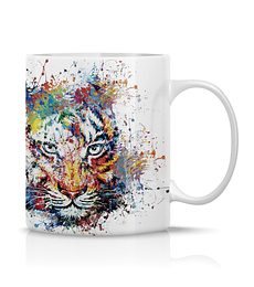 Taza/Tazon/Mug León Colorido Dibujo 191