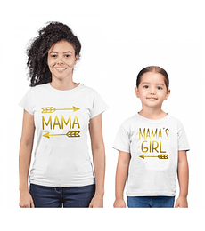 Par De Poleras mama Manga corta Regalo Dia Madres 