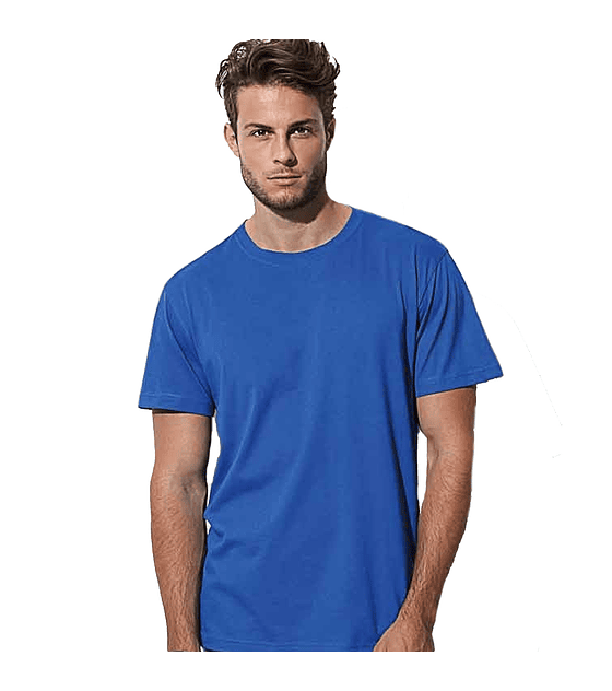 Polera Manga Corta Para Hombre 100% Algodón Premium