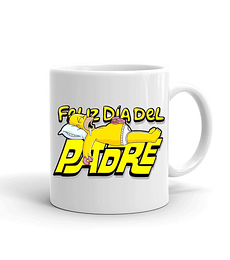 Taza/Tazon/Mug Feliz Dia Del Padre- Homero dormido! 15