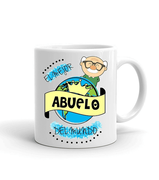 Taza/Tazon/Mug El Mejor Abuelo Del Mundo 24