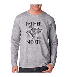 Polera Manga Larga Father In The North Para Papá