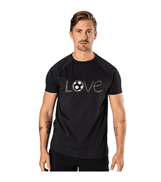 Polera Manga Corta Love Fútbol