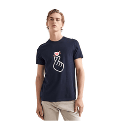 Polera Manga Corta Niños/Jóvenes/Adultos - Amor Coreano 