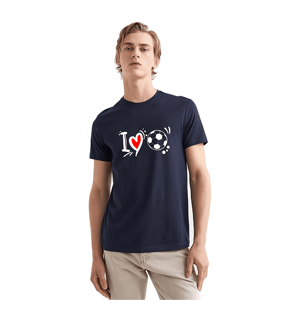 Polera Manga Corta Para Hombre I Fútbol 