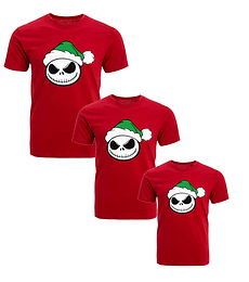 POLERAS MANGA CORTA UNISEX PACK FAMILIAR NAVIDAD 9