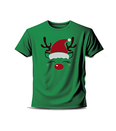 POLERA MANGA CORTA UNISEX NAVIDAD 8