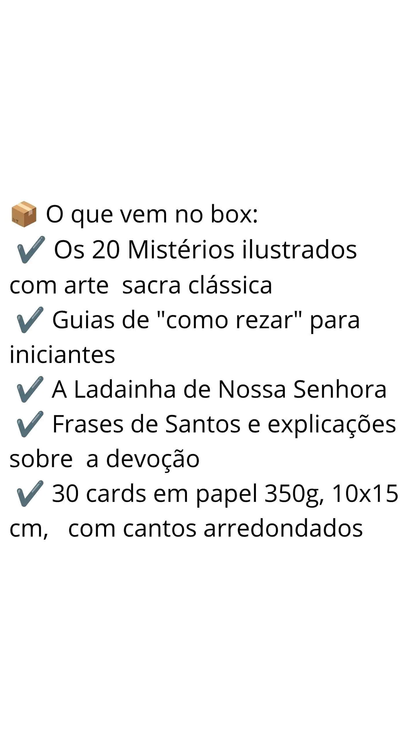 O ROSÁRIO - Box com 20 Mistérios Ilustrados 12
