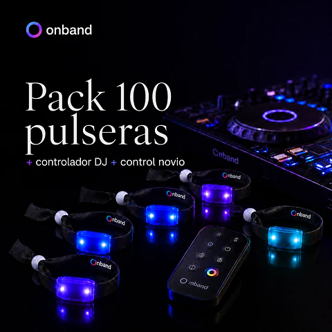 Pack 100 invitados - Pulsera Nova