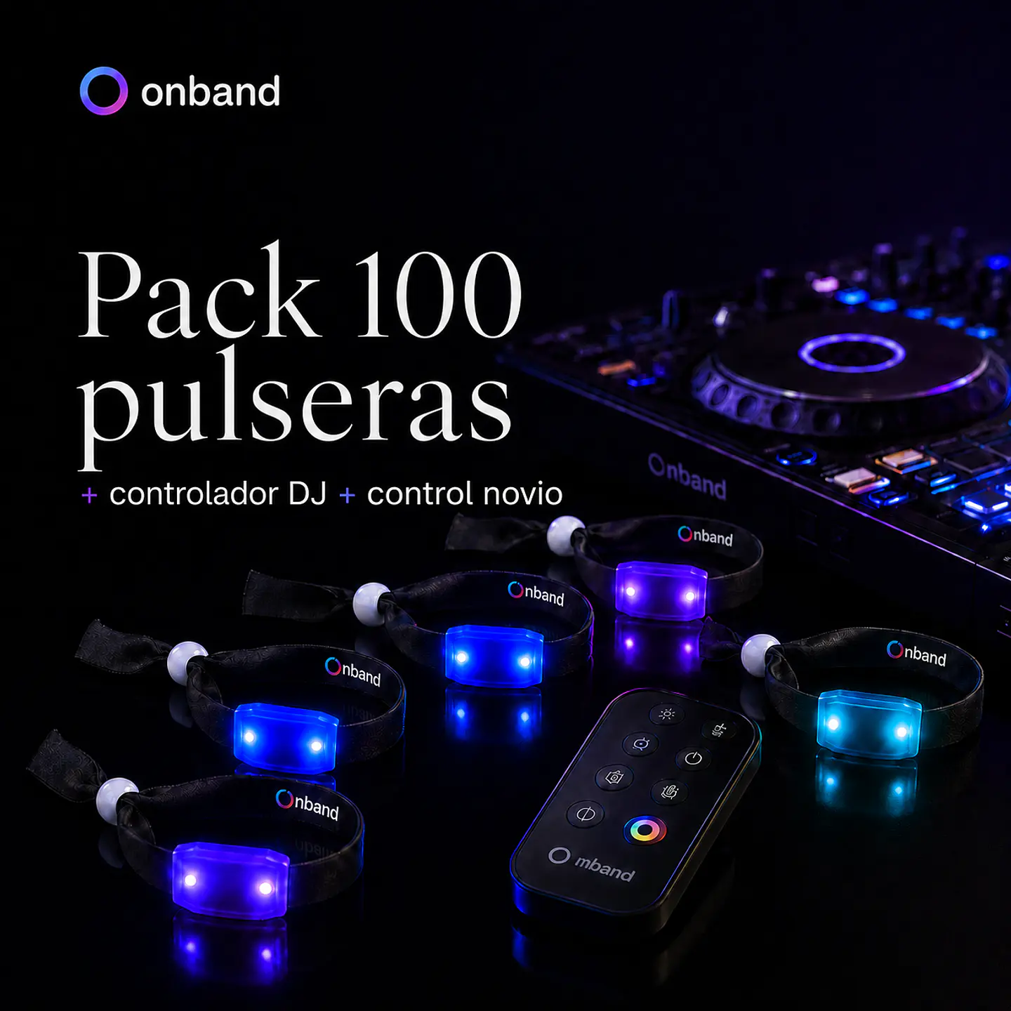 Pack 100 invitados - Pulsera Nova 1