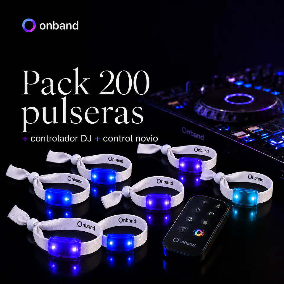 Pack 200 invitados - Pulsera Nova  1