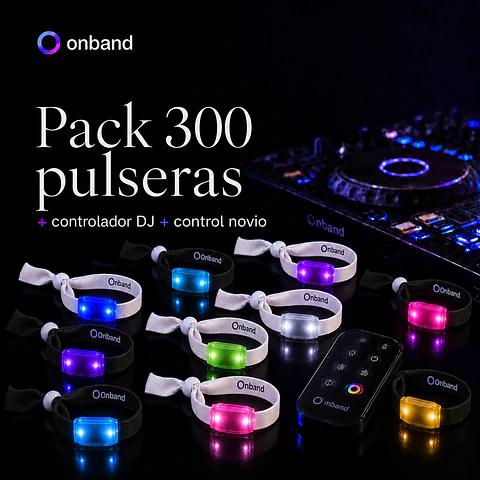 Pack 300 invitados - Pulsera Nova