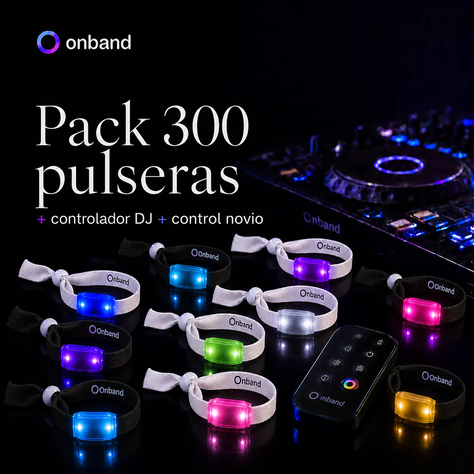 Pack 300 invitados - Pulsera Nova 1