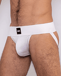  Bruto Jock Cintura ancha en Algodón Blanco