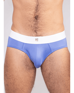 NUEVO! - Brief Microfibra Baby Blue logo dorado