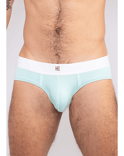 NUEVO! - Brief Microfibra Ice Green logo dorado