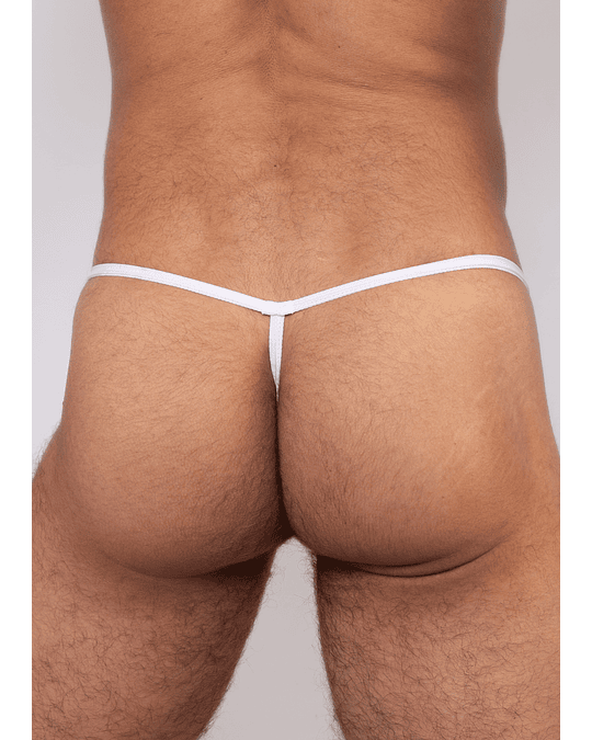 Tanga Hilo Algodón Blanco